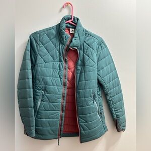 Teal Quilted Women's Jacket